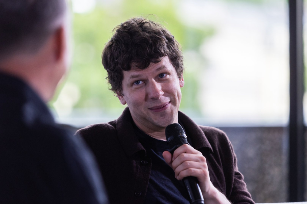 Source-feed image associated with Jesse Eisenberg on Why It Would Be ‘Silly’ to Leave U.S. Because of Trump, Says ‘The Debut’ Is ‘The Opposite of AI’ Following A24 DeepMind Partnership