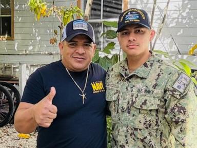 Source-feed image associated with He was waiting for his son to return from the USS Lincoln. Then Border Patrol arrested him.