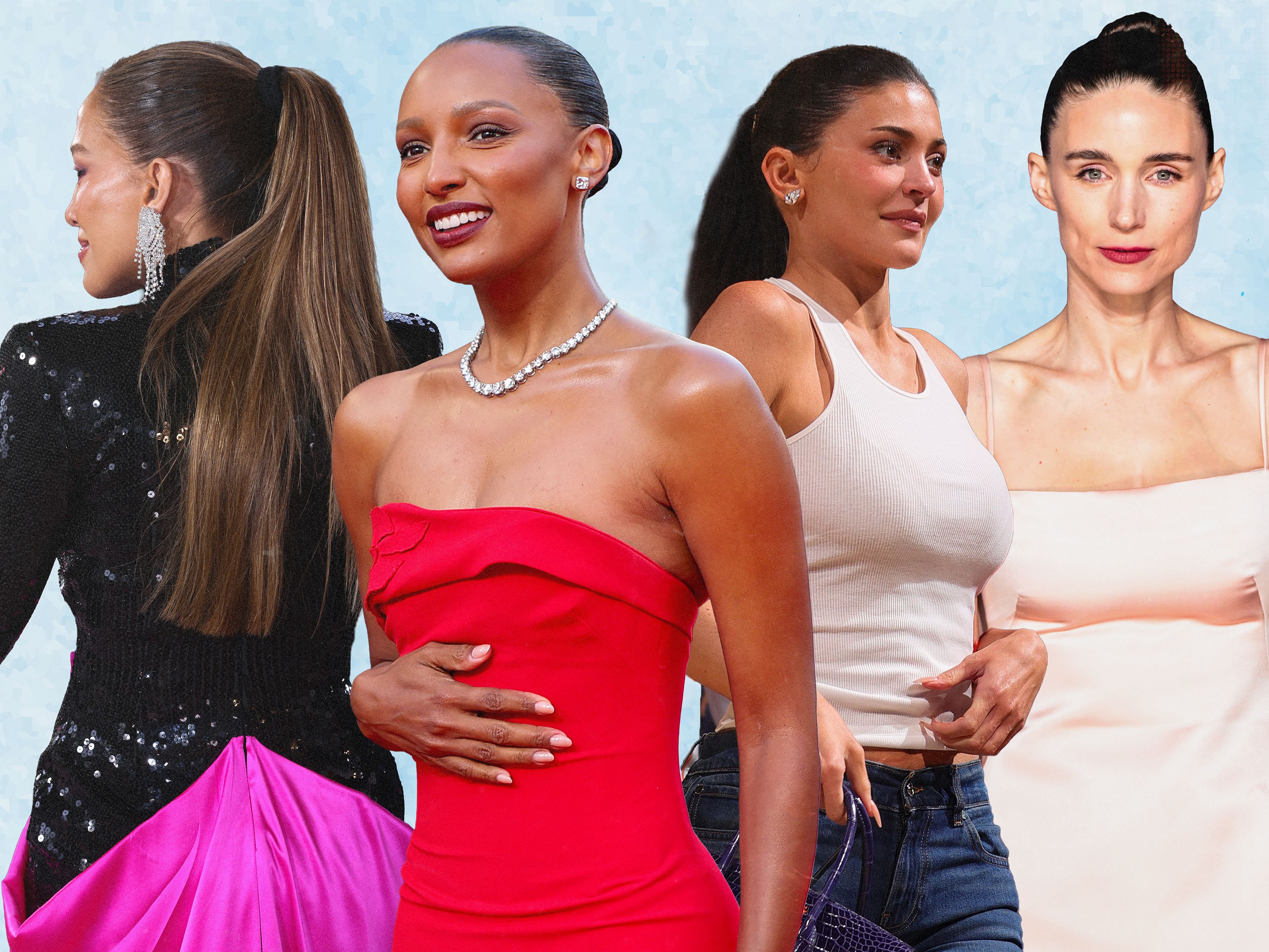 Source-feed image associated with Making a Case for Summer’s Hottest Hairstyle: The Partless Ponytail