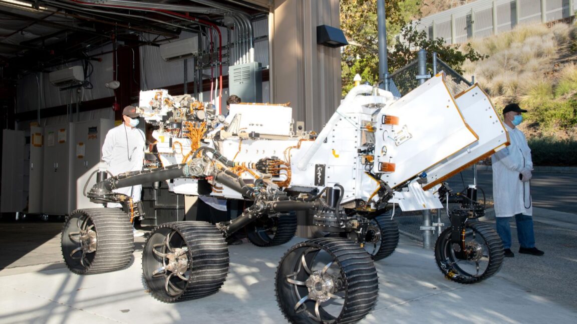 Source-feed image associated with NASA may send a backup, nuclear-powered Mars rover to the Moon