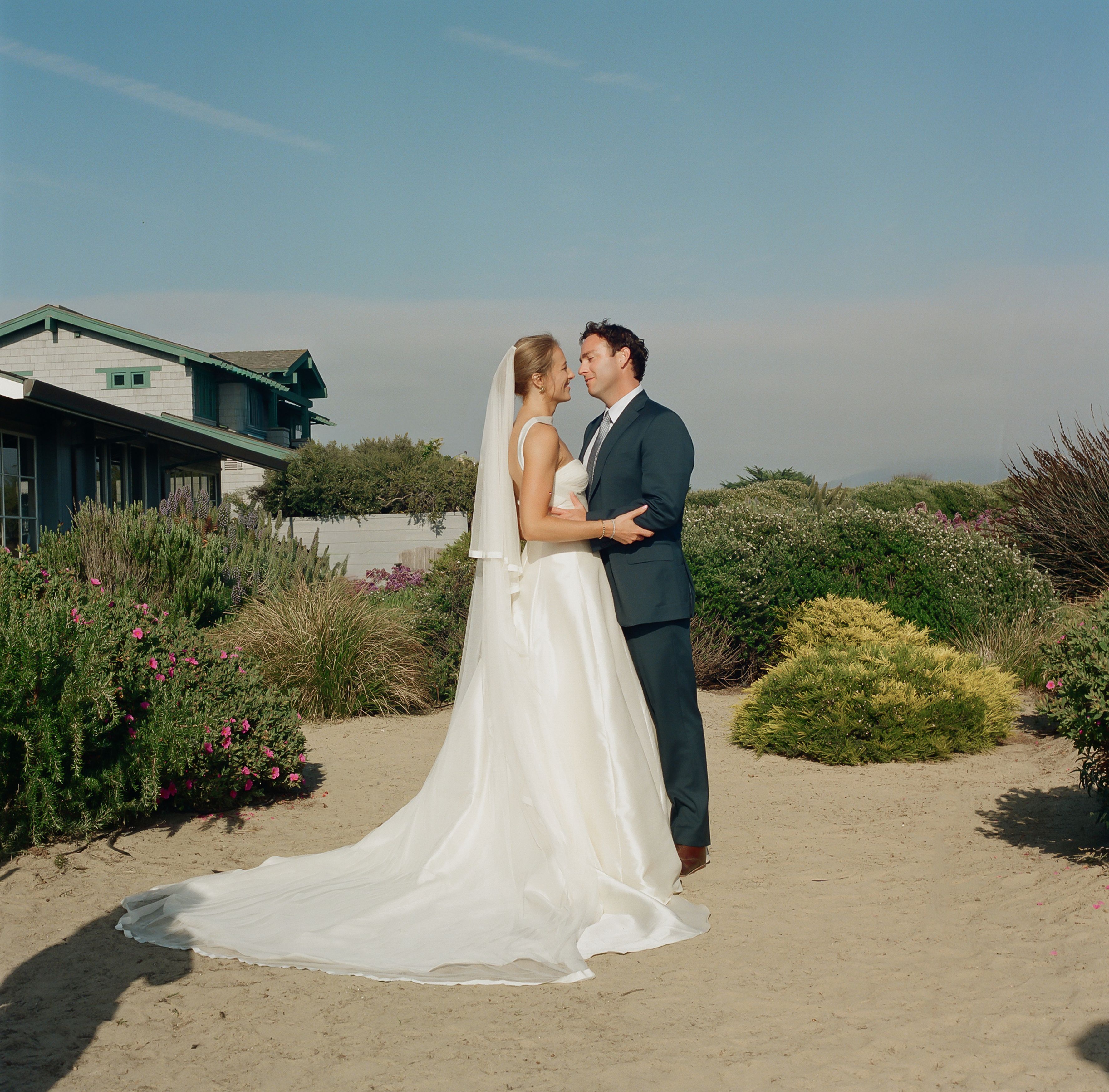 Source-feed image associated with The Bride Mirrored Her Mother’s Wedding Day Looks at Her Backyard Wedding in Santa Barbara