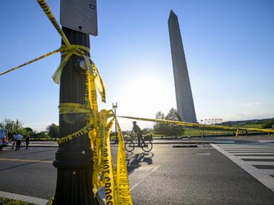 Source-feed image associated with Bystander severely wounded outside White House says Secret Service failed him