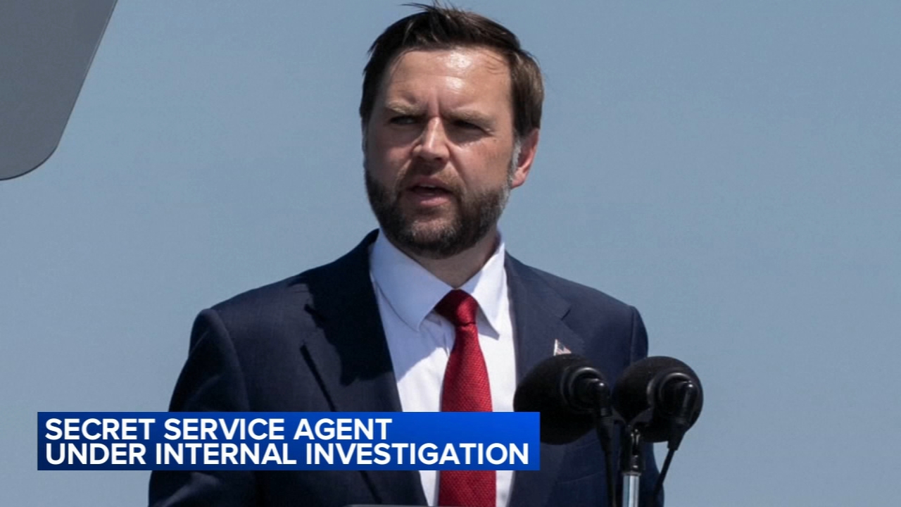 Source-feed image associated with Member of Vance's protective detail under investigation, Secret Service says