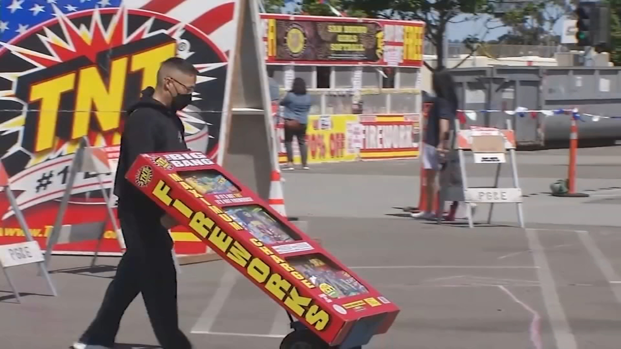 Source-feed image associated with San Bruno voters to decide whether to continue sale of fireworks in city