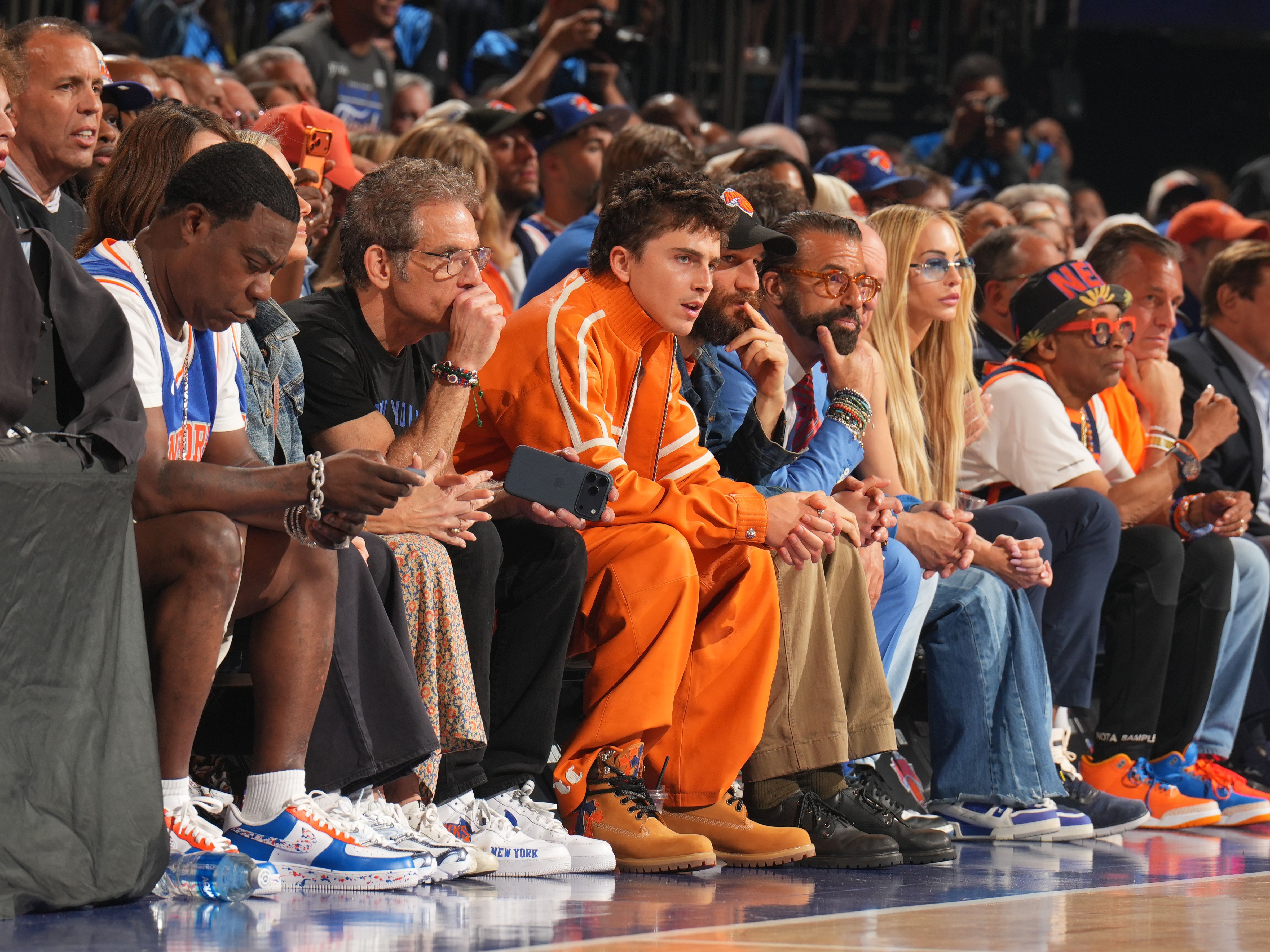 Source-feed image associated with 10 Unexpected Fashion Moments You Might Have Missed at the Knicks Game