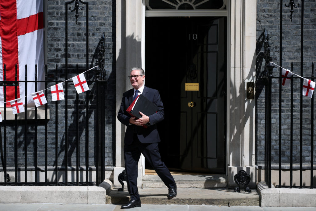 Source-feed image associated with Starmer says his political journey is over at his last question session as UK leader