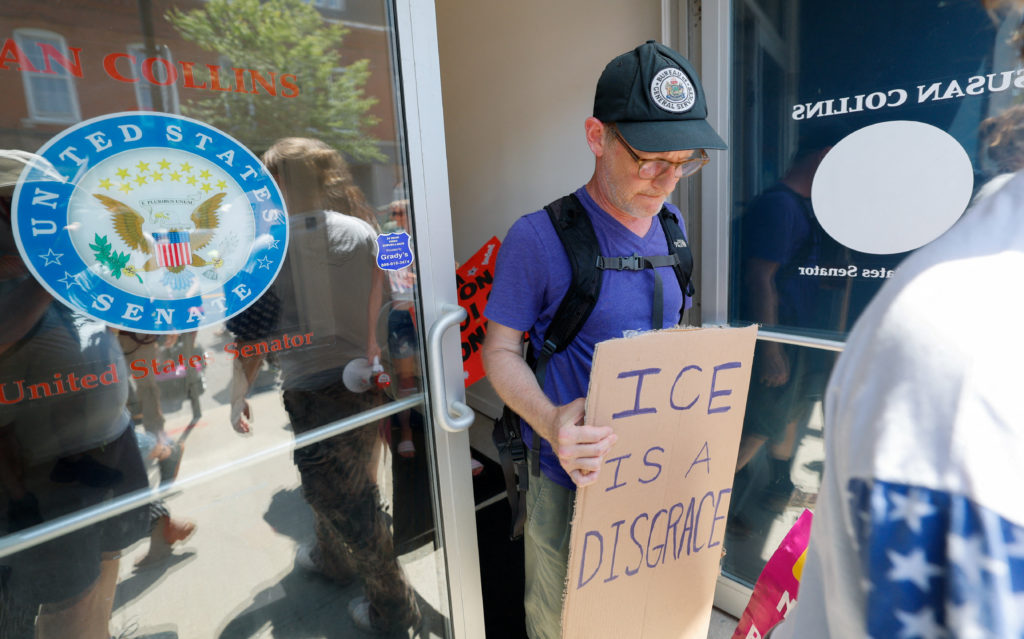 Source-feed image associated with Maine Democrats criticize GOP Sen. Susan Collins after fatal ICE shooting of motorist in the state