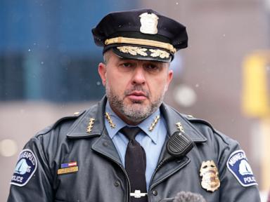 Source-feed image associated with Minneapolis police chief resigns after interfering with an investigation, mayor says