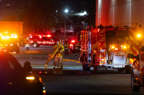 Source-feed image associated with TV News Helicopter Crash in Los Angeles Kills Three People