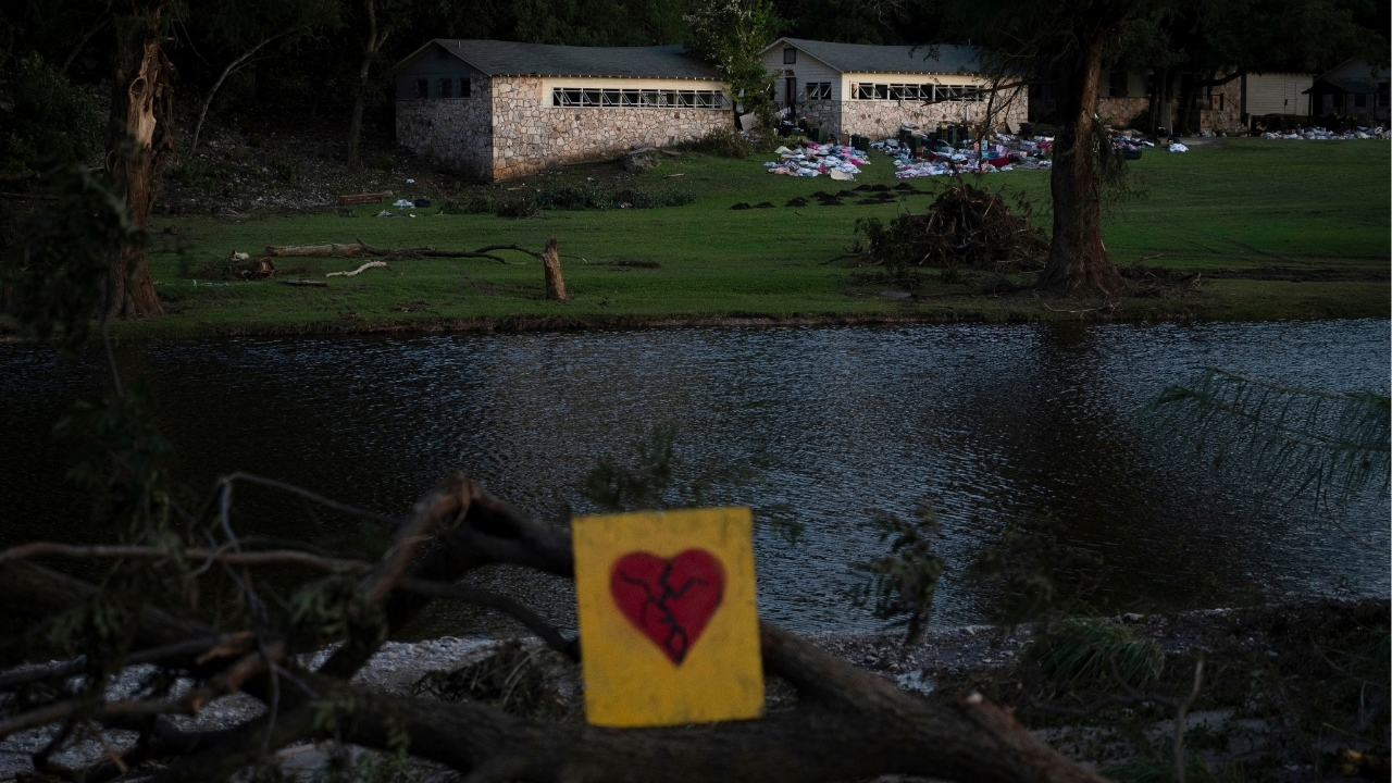 Source-feed image associated with Camp Mystic in Texas files for bankruptcy after catastrophic floods killed 28 people