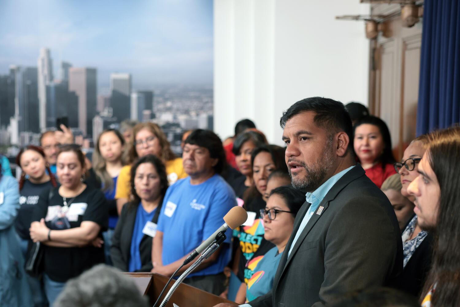 Source-feed image associated with Advocates urge support for measure that would allow noncitizens to vote in L.A. elections