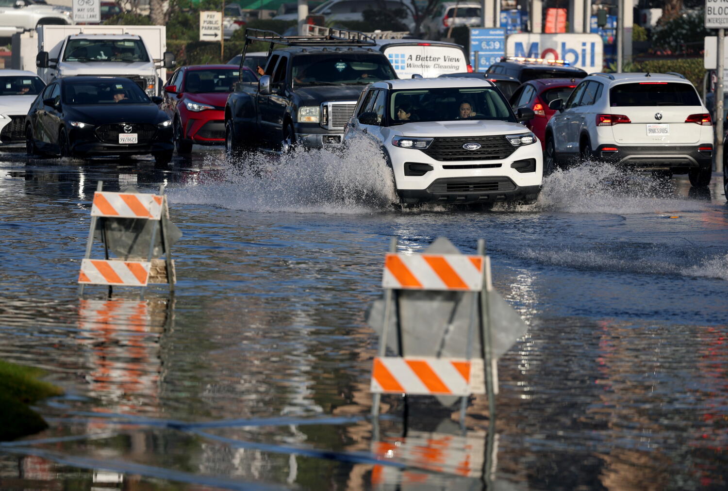 Image from linked report: California EV owners, beware: El Niño flooding brings risk of serious battery fires