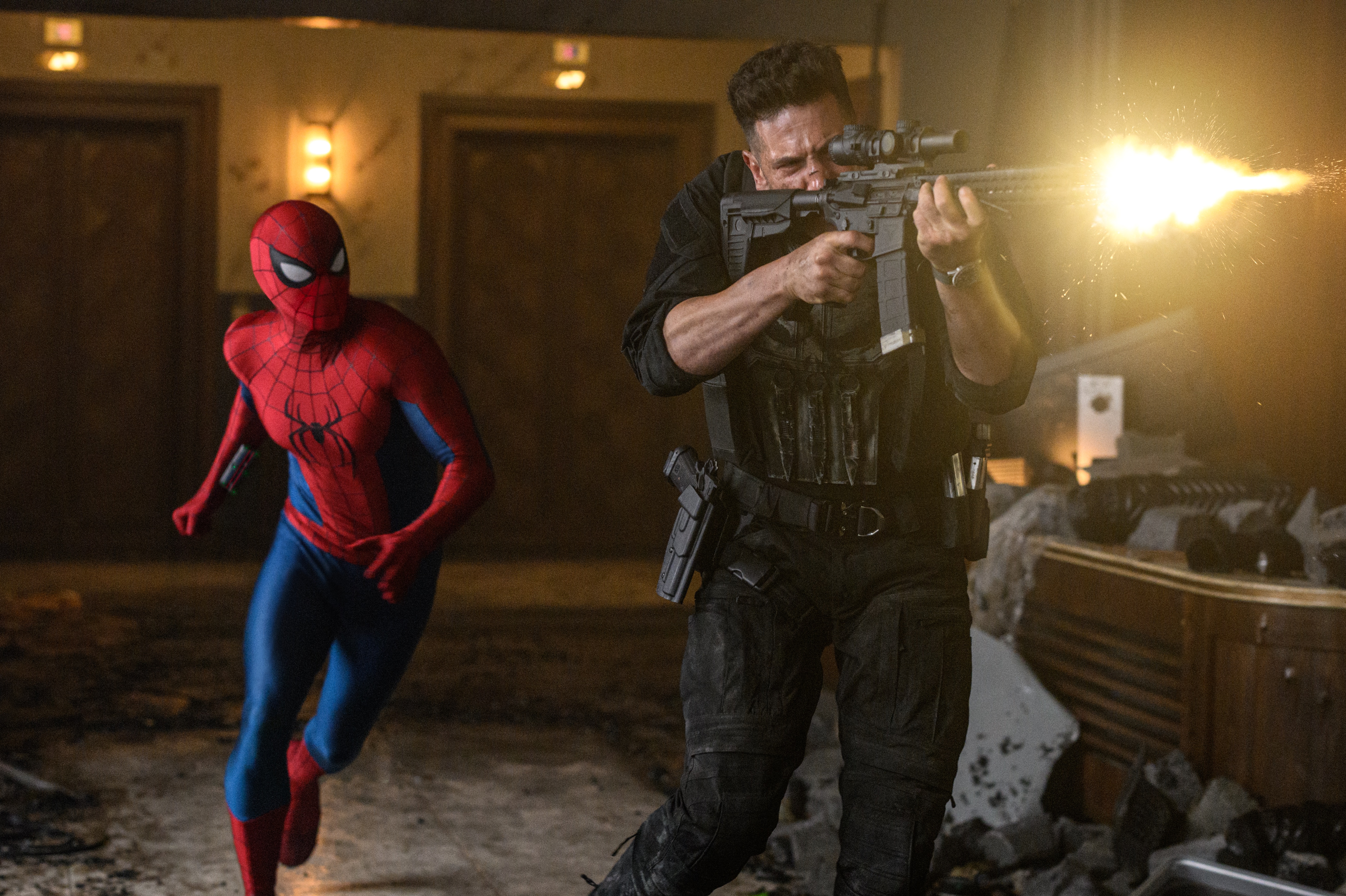 Source-feed image associated with Jon Bernthal on His ‘Brotherly Dynamic’ With Tom Holland in ‘Spider-Man’ and ‘The Odyssey,’ and Why Punisher Is Peter Parker’s ‘Cautionary Tale’