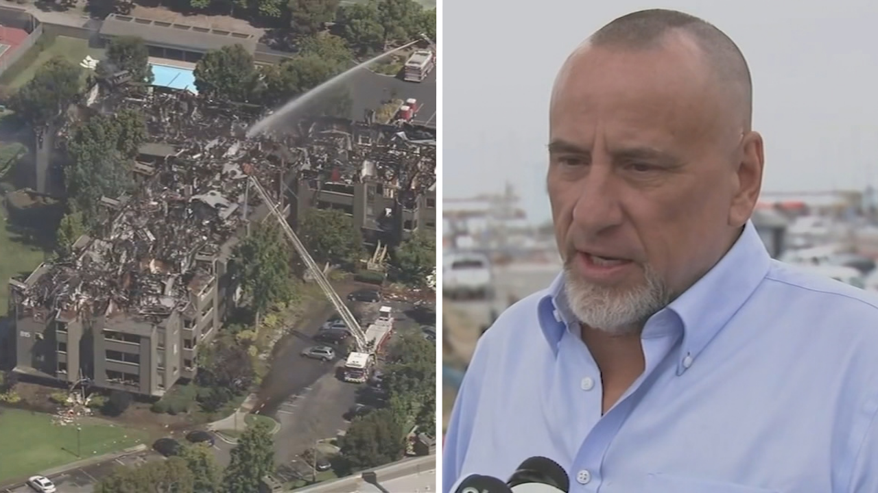 Image from linked report: Man cleared of charges for devastating Foster City condo complex fire speaks out about case