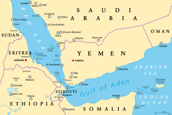 Source-feed image associated with Yemen’s Houthis Consider Imposing Fees on Ships Sailing Through Red Sea: Sources