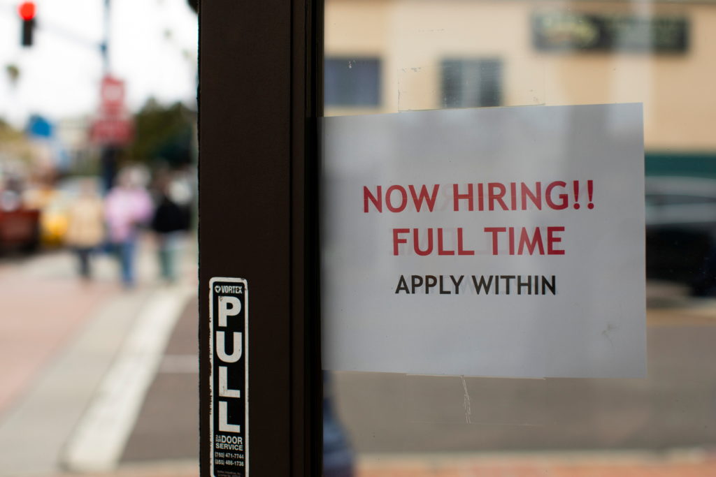 Image from linked report: Claims for unemployment benefits drop to 197,000, the lowest since mid-July as layoffs remain rare