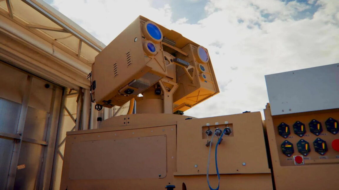 Source-feed image associated with The Army just used a 20-kilowatt laser to take out three drones