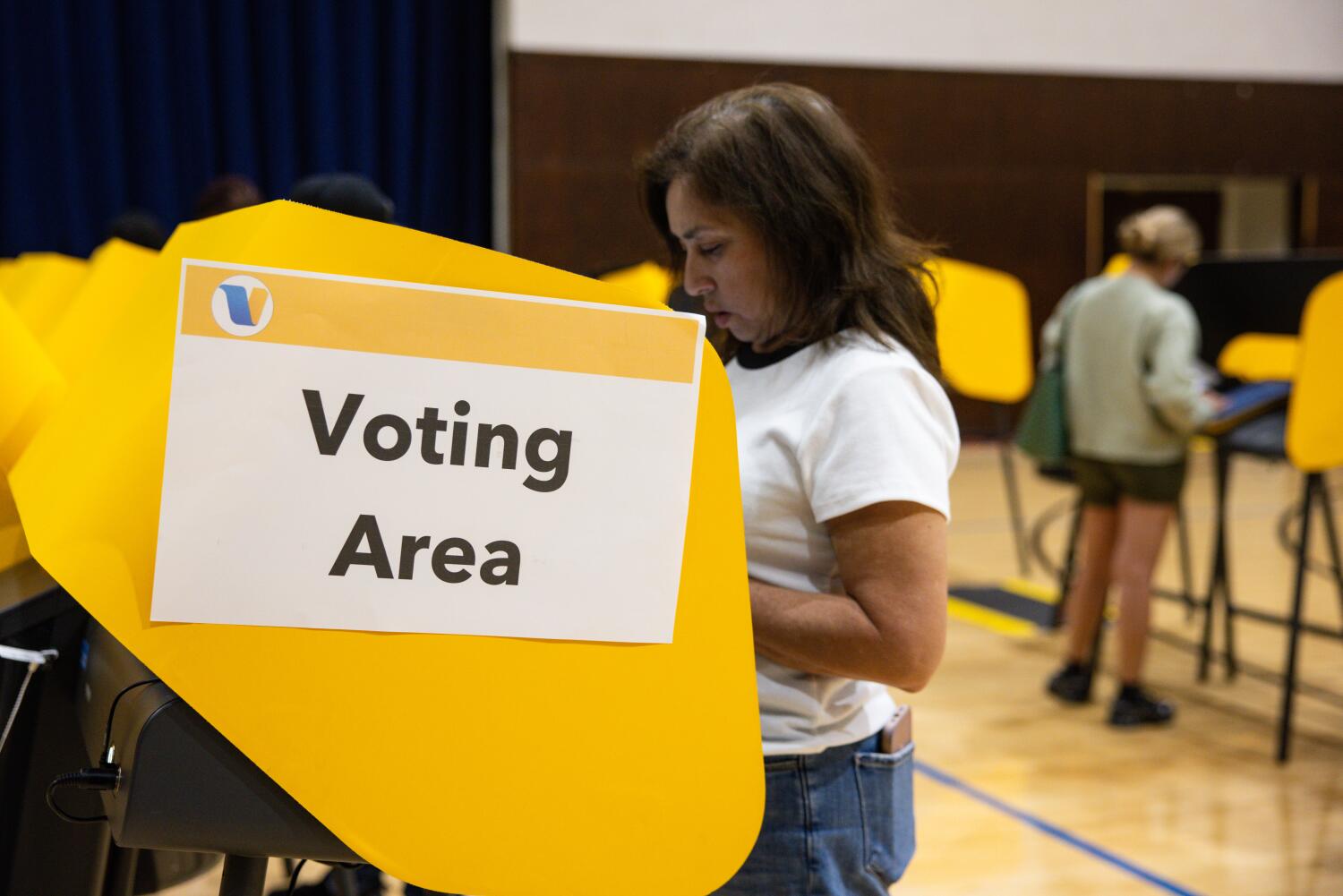 Source-feed image associated with Their names were on the ballot — but not on the rolls of registered voters