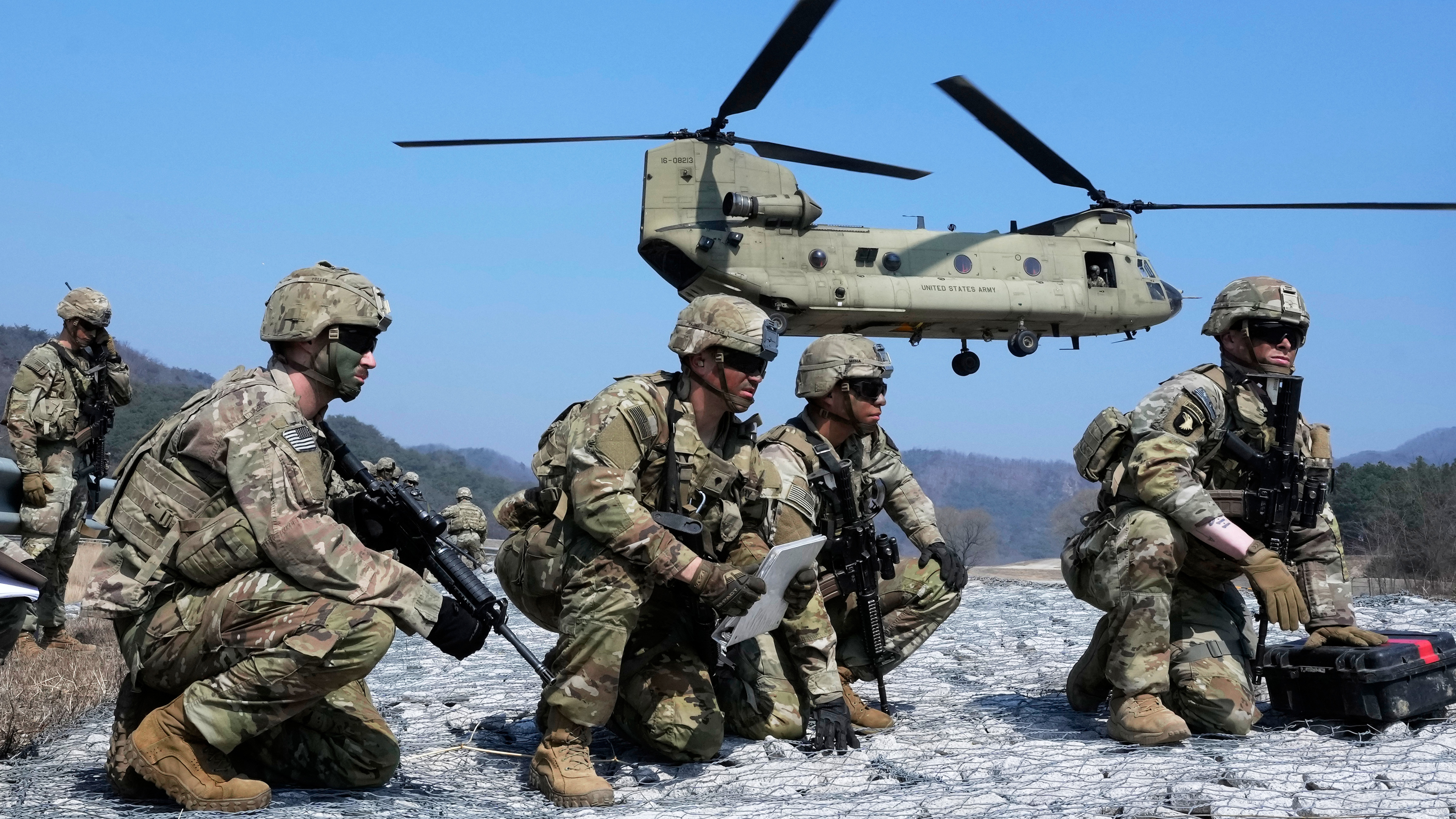 Source-feed image associated with Pentagon policy illegally banned transgender troops from military service, appeals court panel rules