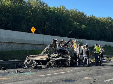 Source-feed image associated with Crash kills 5 in Virginia including family of 4 traveling to wedding. Bus driver charged