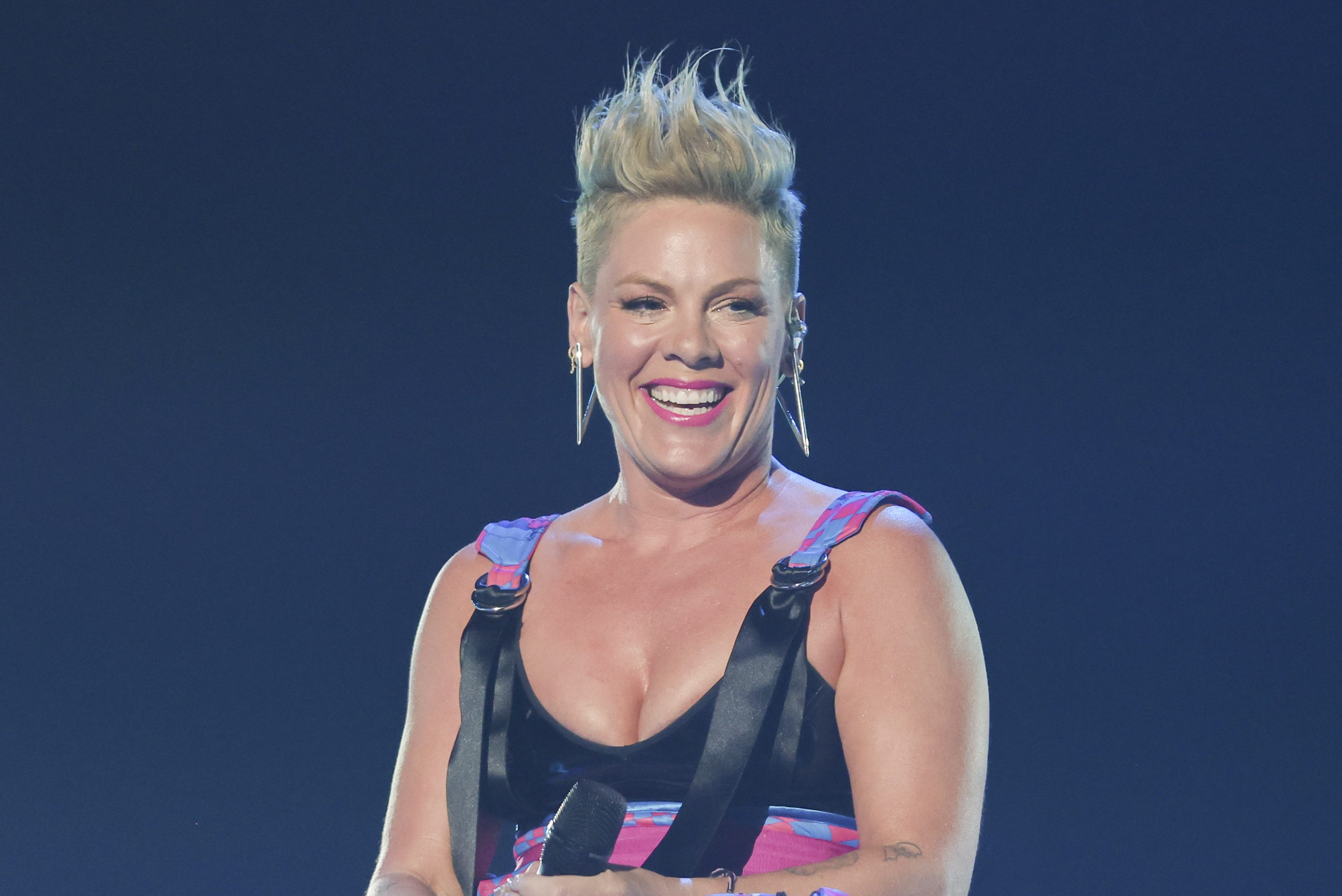 Source-feed image associated with Pink Teases Tony Awards Hosting Plans: ‘There Will Be Stunts, and Not Just for Me’