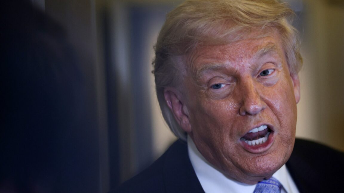 Source-feed image associated with Trump tells FCC to punish journalist for calling his election results "mixed"
