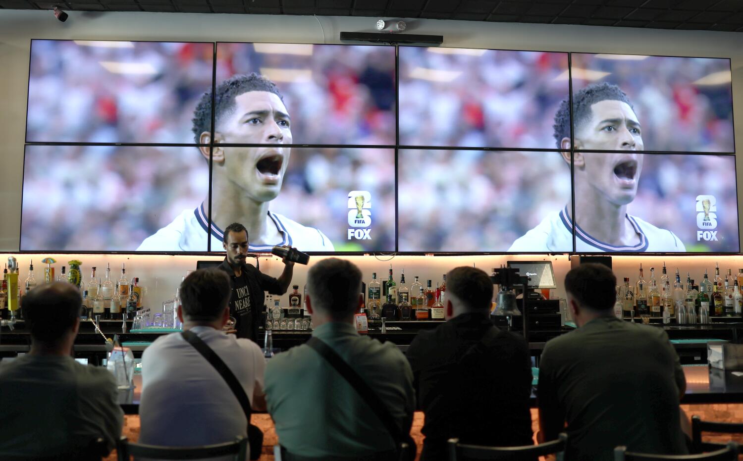 Source-feed image associated with 'I love America!': With the World Cup, Inglewood becomes an international hub