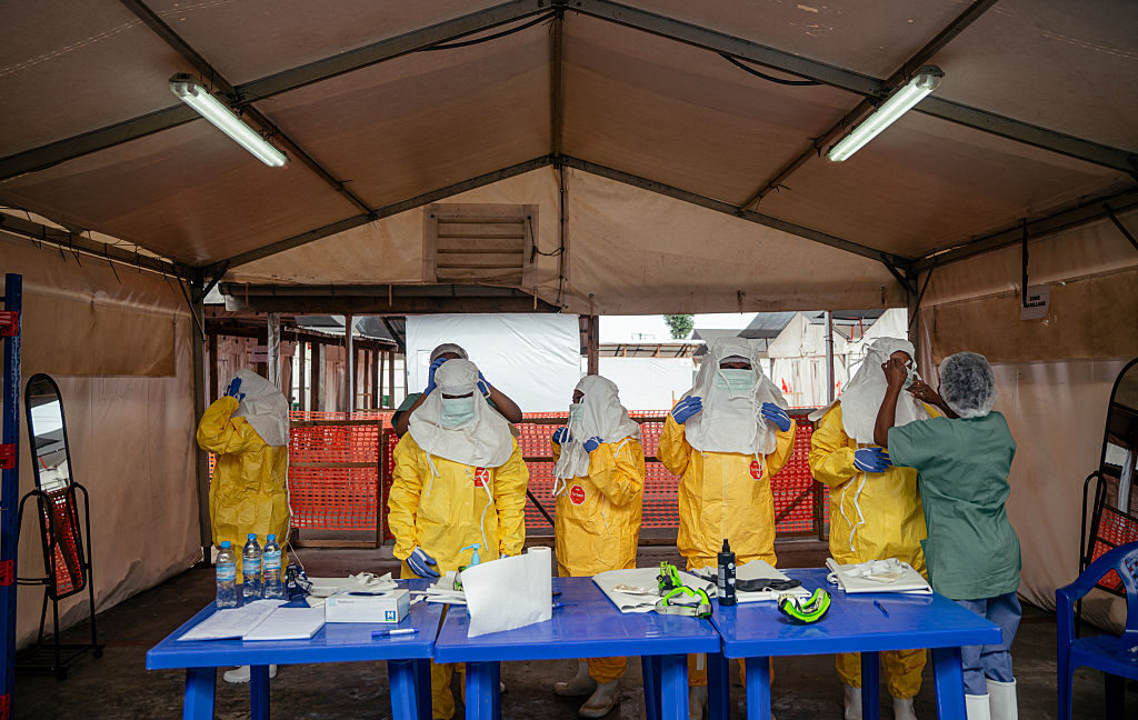 Source-feed image associated with Number of suspected Ebola cases falls by hundreds as testing ramps up