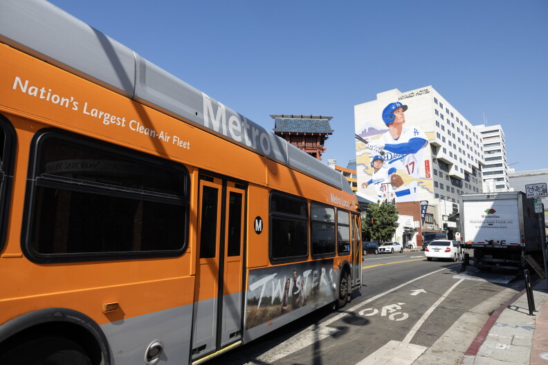 Source-feed image associated with Metro says Olympics transit could fall on LA28 if federal money doesn’t come in soon