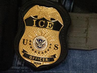 Source-feed image associated with ICE expects to equip every field officer with body cameras by end of August