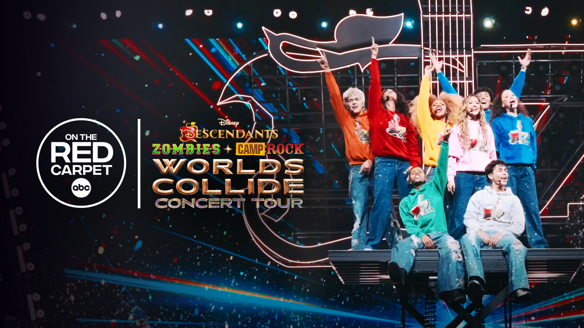Image from linked report: Watch Disney's 'Worlds Collide Concert Tour' backstage special