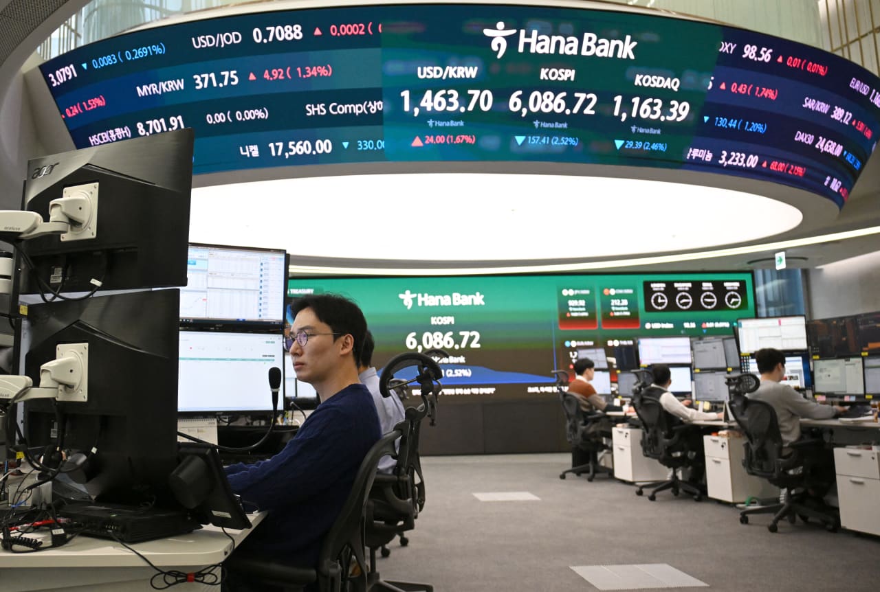 Source-feed image associated with Global stocks may be headed for a summer swoon. Why AI won’t be the only story that matters, JPMorgan says