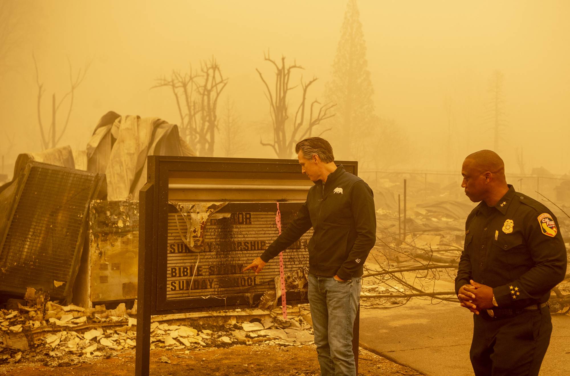 Source-feed image associated with Newsom’s Wildfire Gamble and Two Voting Court Cases