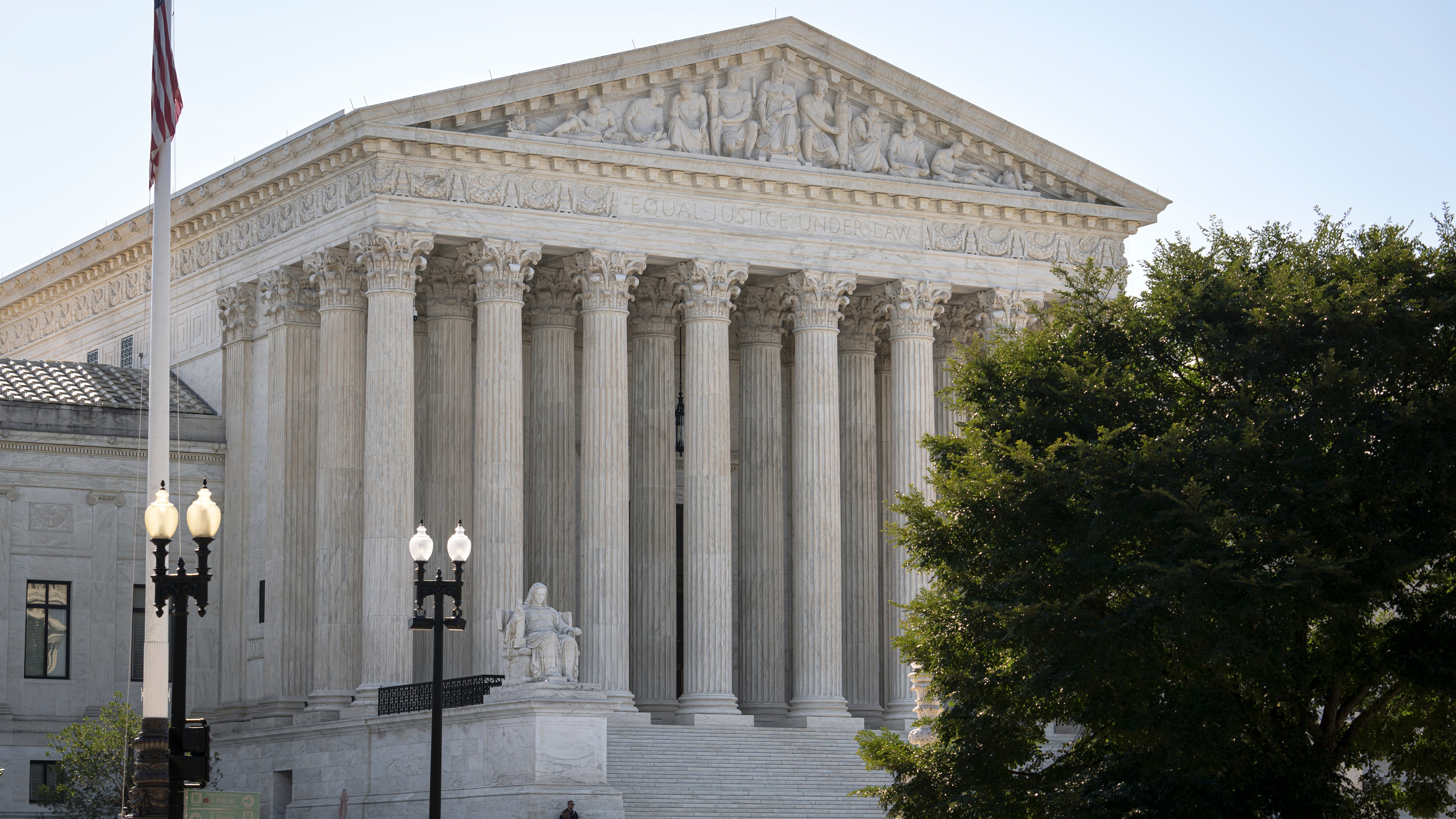 Source-feed image associated with SCOTUS rejects Trump mail ballot restrictions for now ahead of midterms