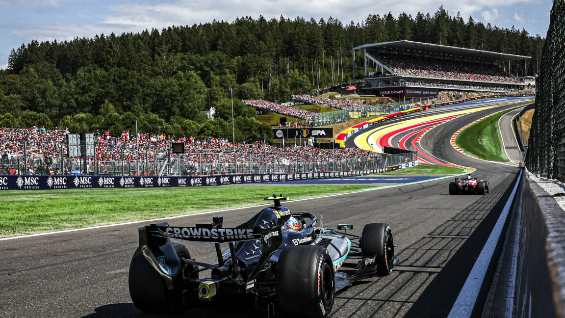 Source-feed image associated with F1 in Belgium: Machine learning algorithms are ruining the sport