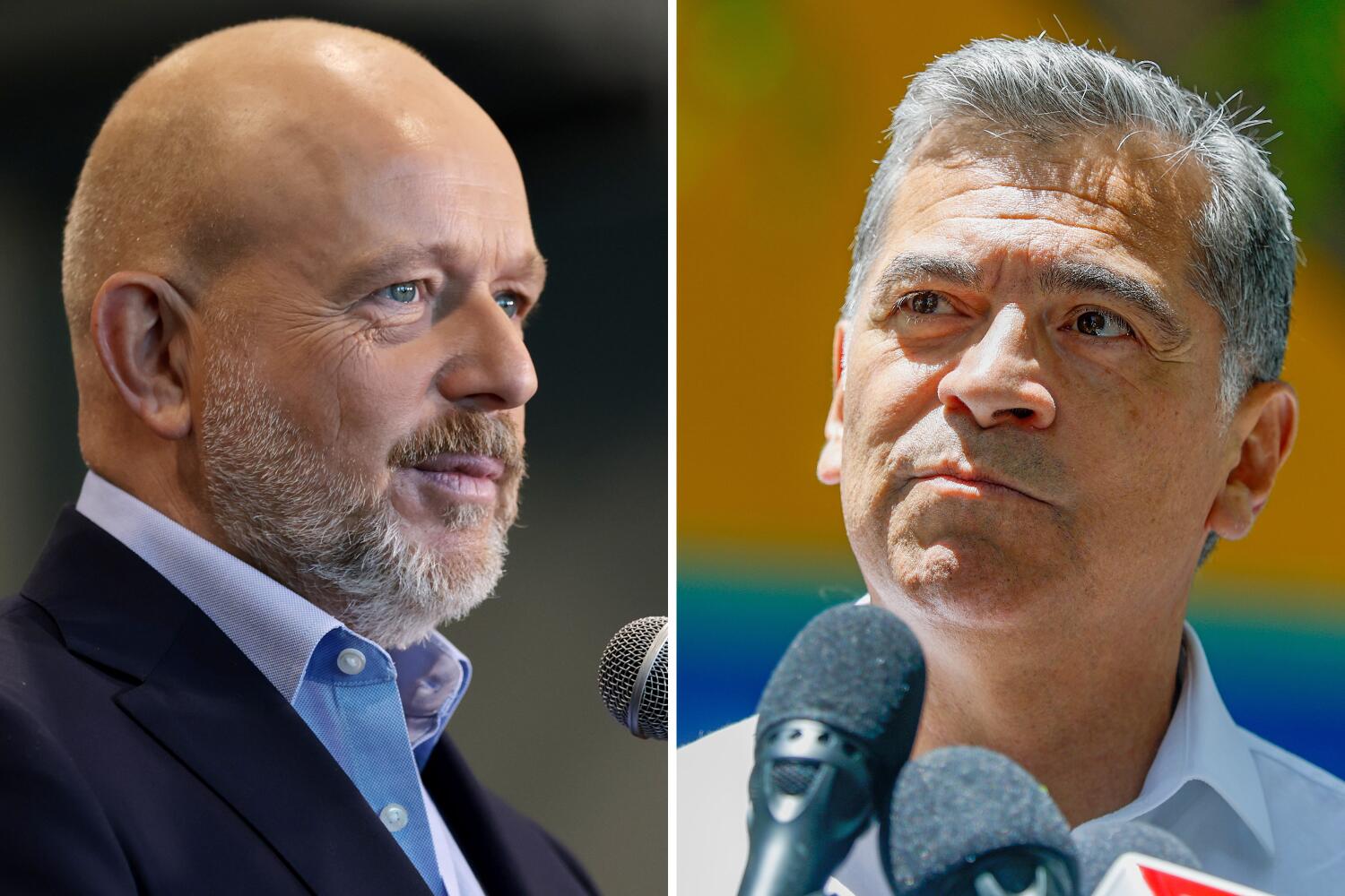 Source-feed image associated with Your guide to the California governor's race: Xavier Becerra vs. Steve Hilton