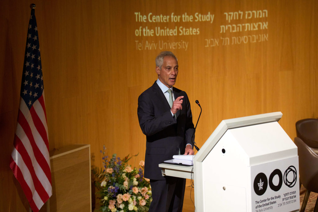 Source-feed image associated with Rahm Emanuel on criticizing Netanyahu, calling for new approach to U.S.-Israel ties