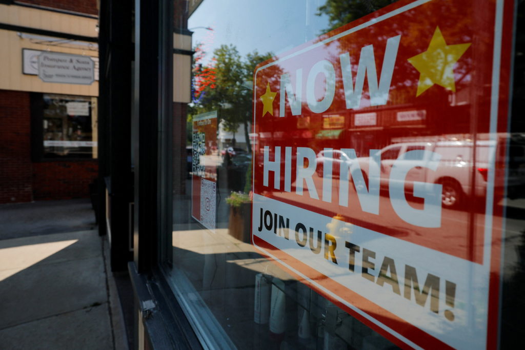 Source-feed image associated with U.S. job openings climbed to 7.6 million in April despite economic fallout from Iran war