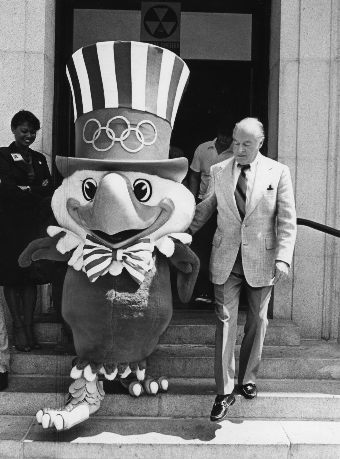 Source-feed image associated with Commentary: L.A.'s Olympics mascot — please, not for the birds