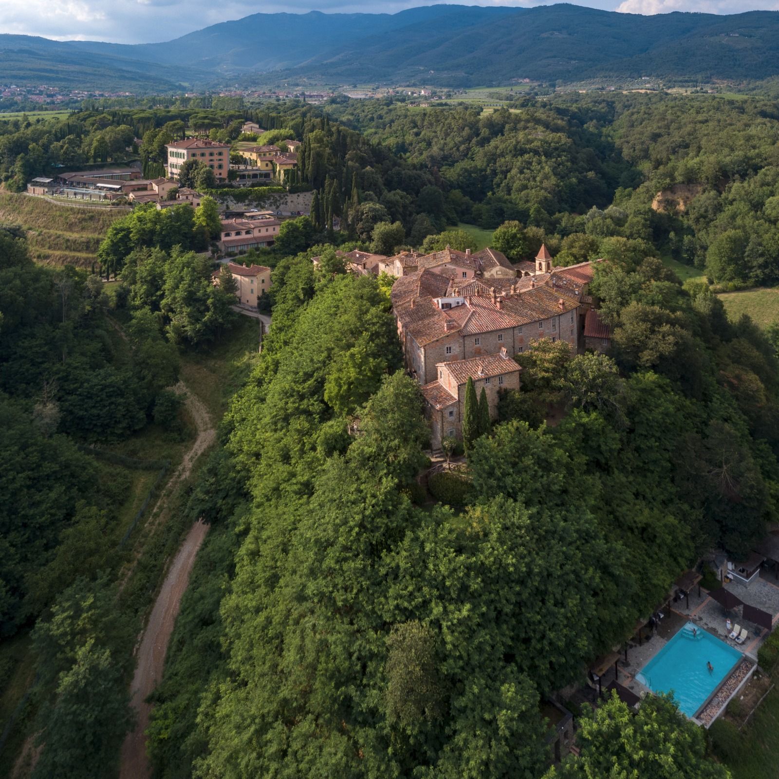 Source-feed image associated with This Ferragamo Family-Owned Estate Is the Ultimate Tuscan Village Getaway