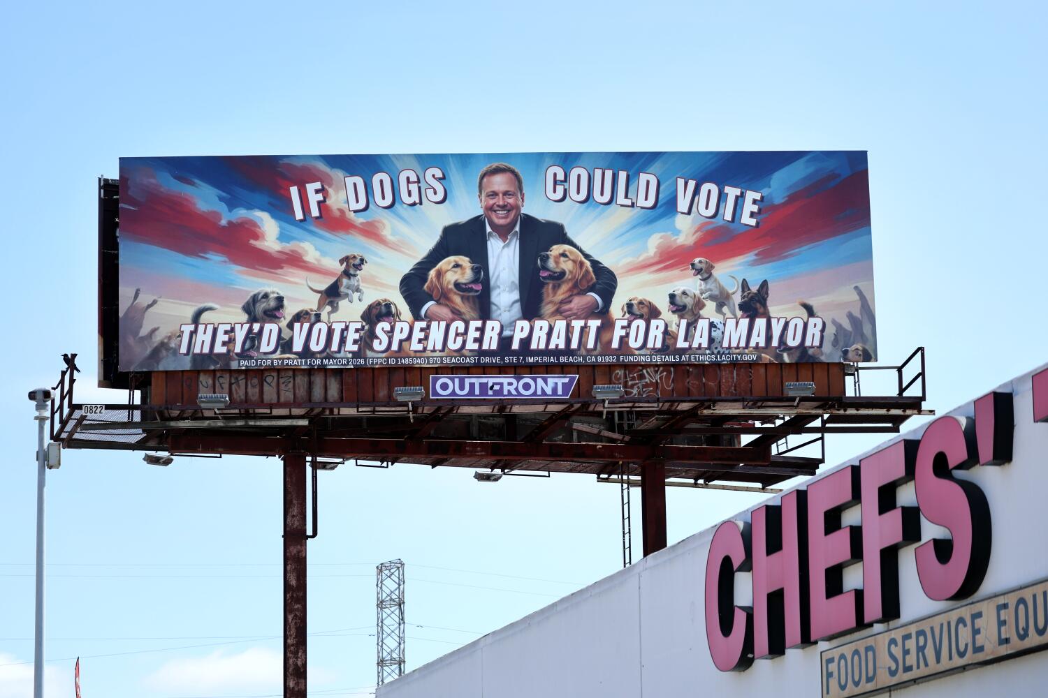 Source-feed image associated with L.A.'s Year of the Dog: Why Pratt and other candidates campaigned against animal abuse