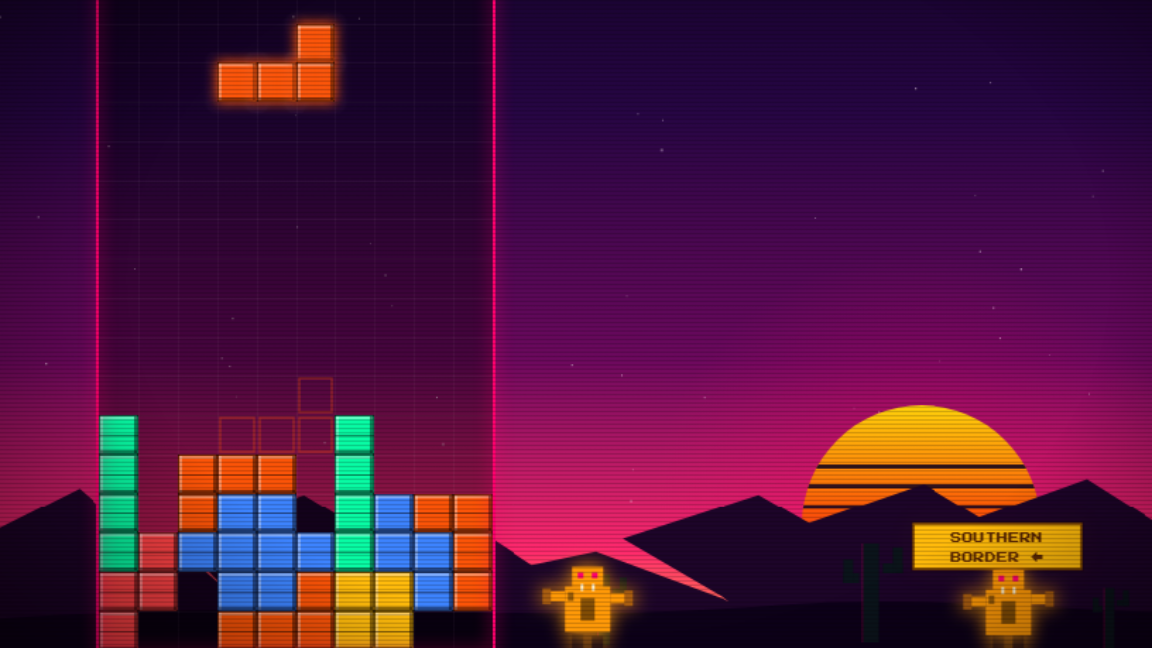 Source-feed image associated with The White House made a "Tetris" clone. The Tetris Company was not amused.