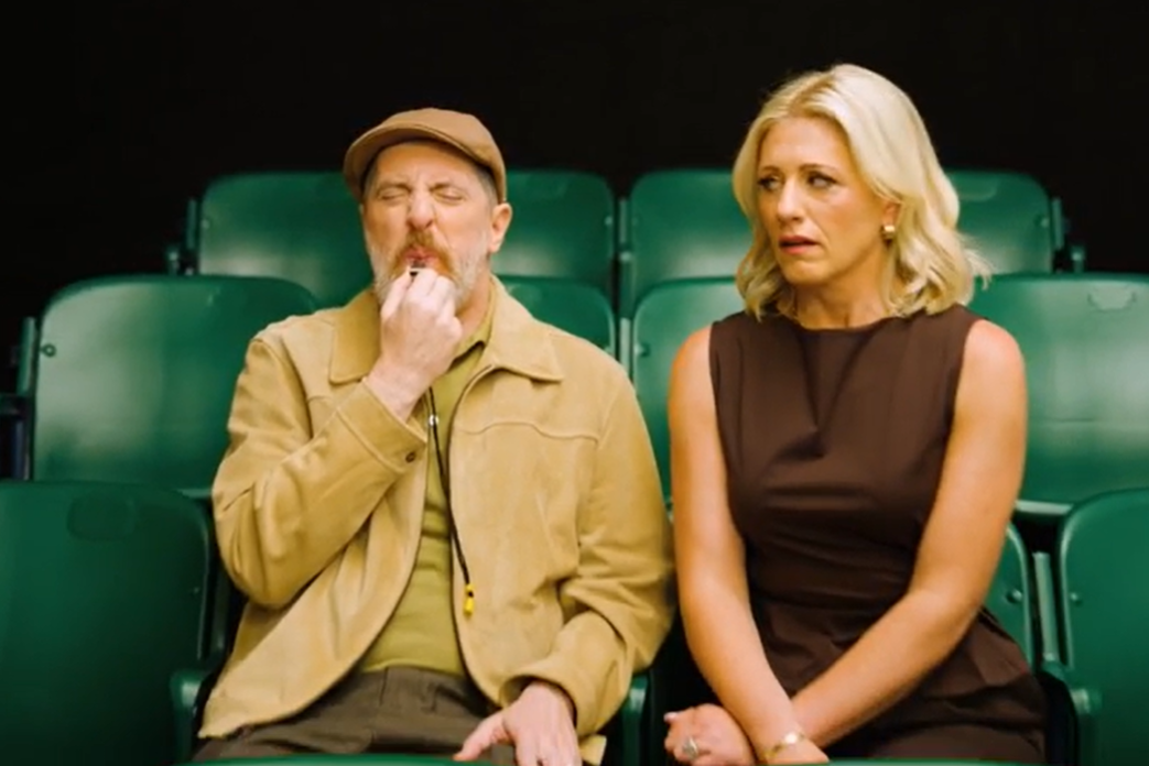 Source-feed image associated with Apple Bringing Back ‘After the Whistle’ Podcast, Hosted by ‘Ted Lasso’ Star Brendan Hunt and Sports Broadcaster Rebecca Lowe, for World Cup