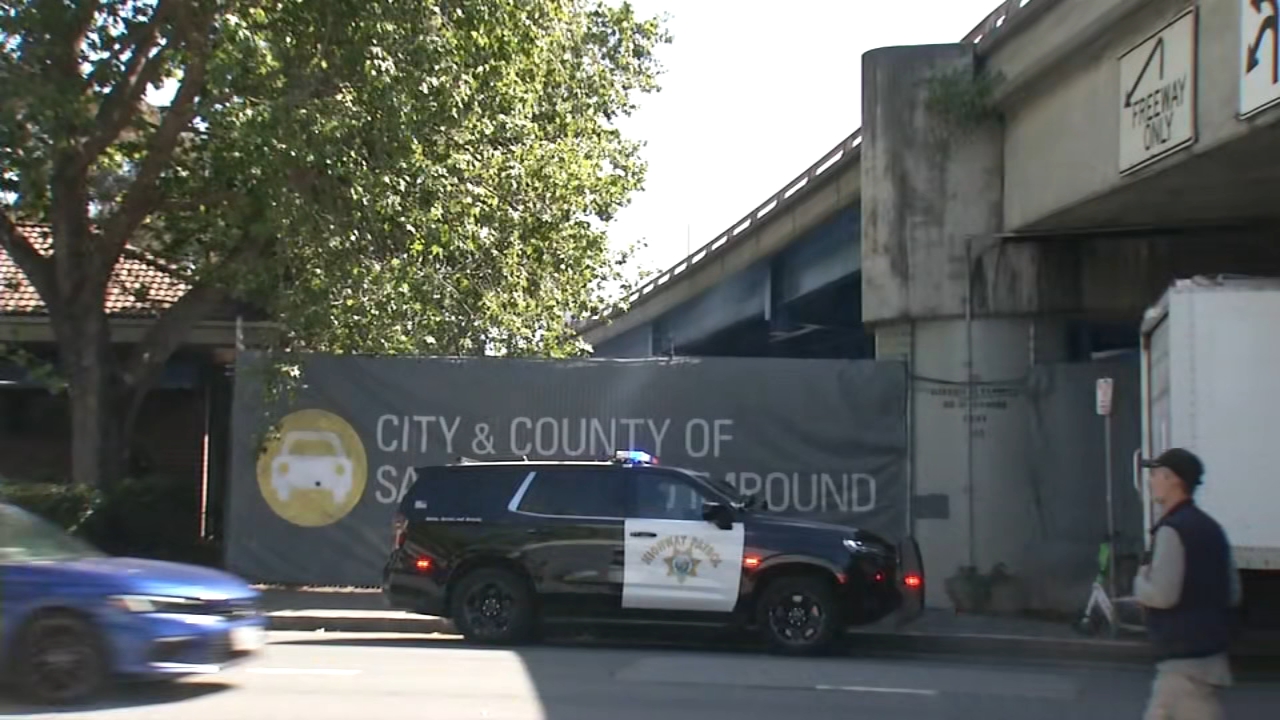 Source-feed image associated with Crash between car and Recology truck on I-80 in San Francisco leaves 1 dead, CHP says