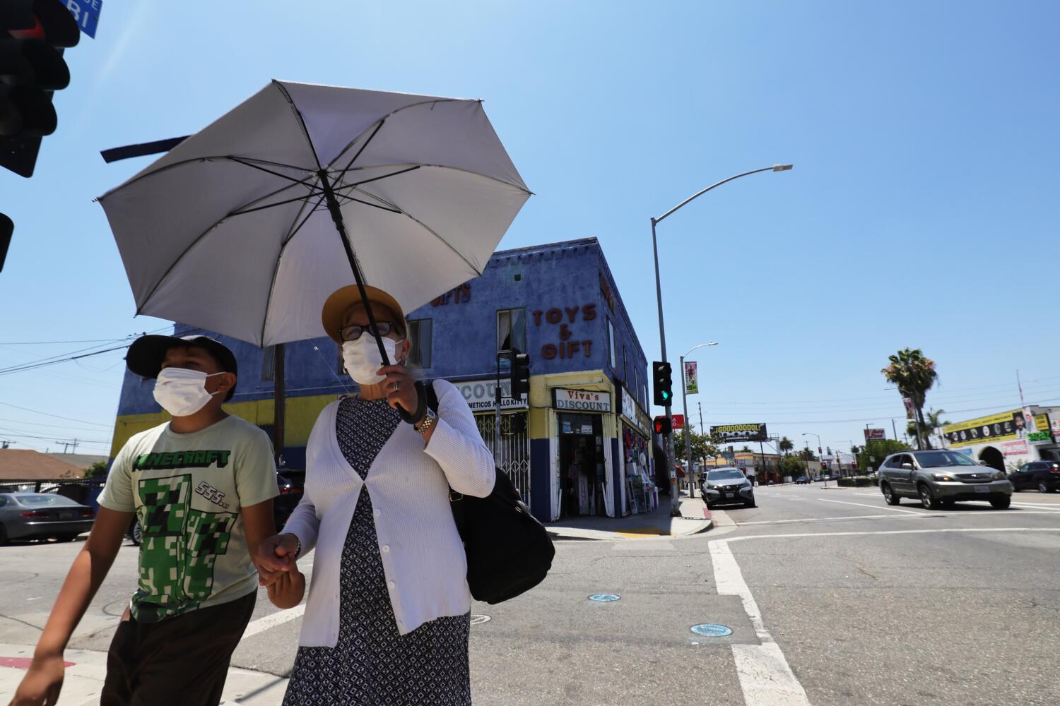 Source-feed image associated with L.A. County heat advisory: When will high temperatures peak in SoCal?