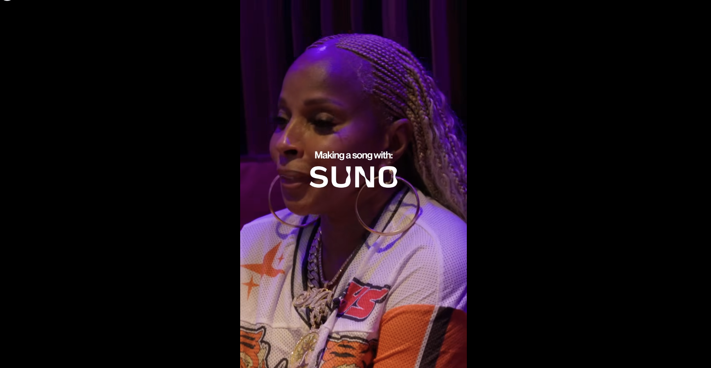 Source-feed image associated with Suno Kills Controversial Mary J. Blige Ad Where She Seems to Endorse the AI Music Generator (EXCLUSIVE)