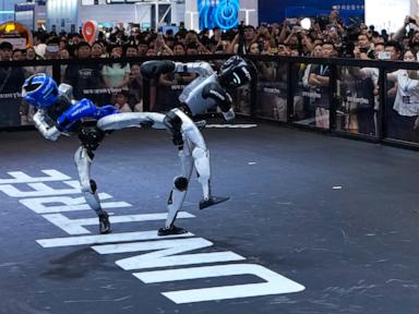 Source-feed image associated with Shares in Chinese humanoid robot maker Unitree soar in Shanghai trading debut