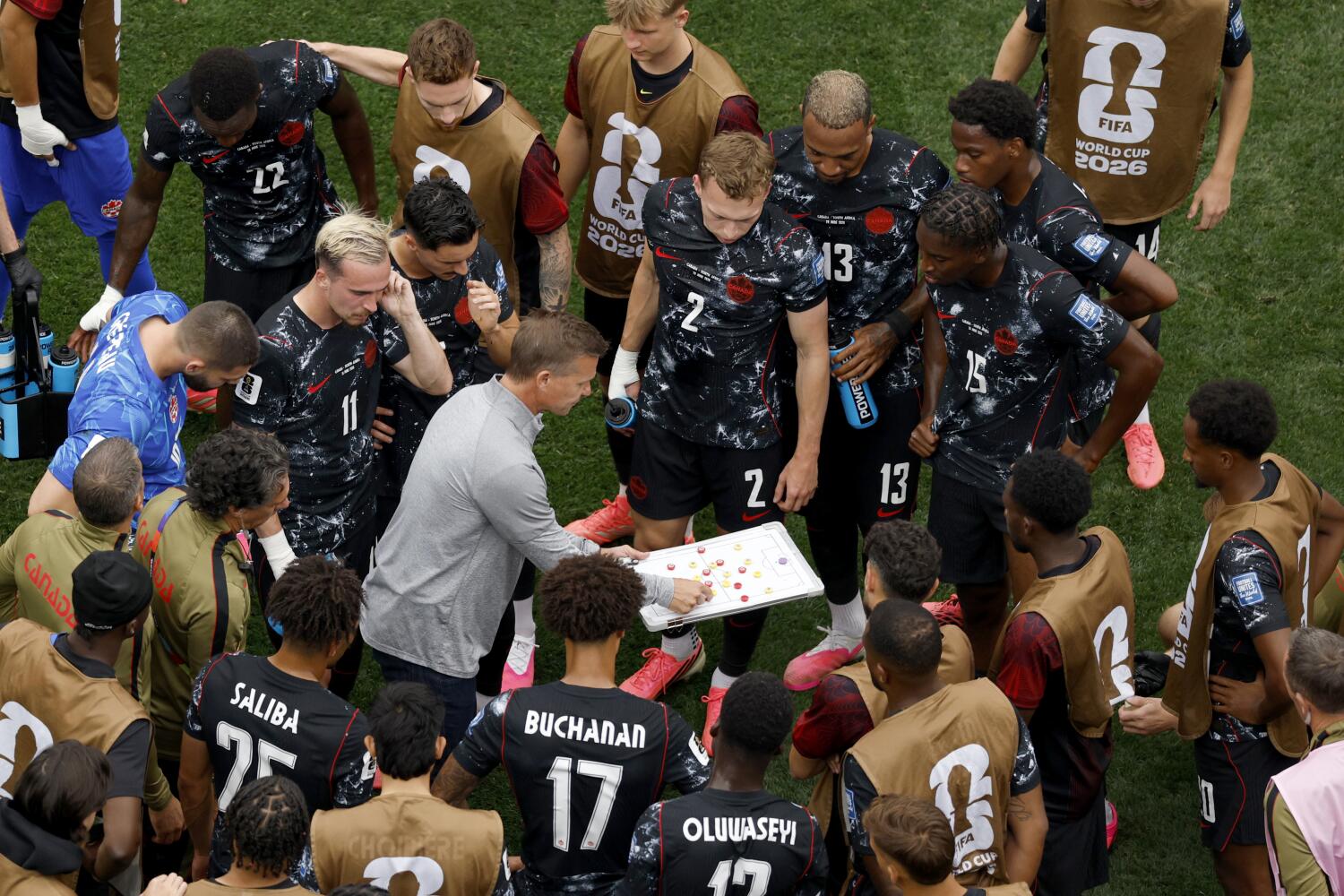 Source-feed image associated with Fans slam FIFA's cooling breaks. Why the U.S. World Cup team doctor disagrees