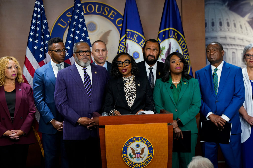 Source-feed image associated with Congressional Black Caucus urges companies to oppose Republican redistricting