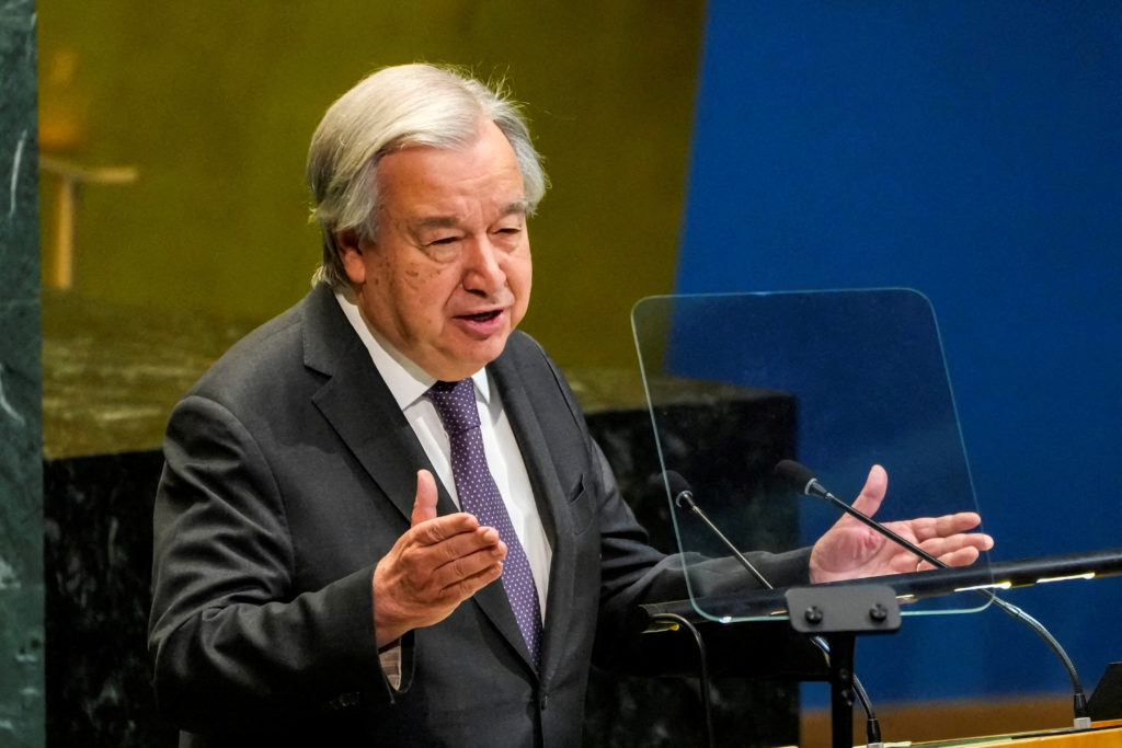 Image from linked report: World leaders meet at UN as planet grapples with war, runaway AI and climate shocks